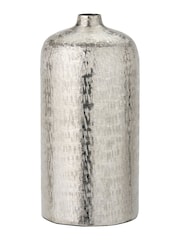 Pacific Silver Metal Hammered Tall Vase - Image 2 of 6