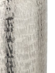 Pacific Silver Metal Hammered Tall Vase - Image 6 of 6