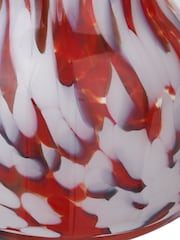 Pacific Red Tortoiseshell Glass Vase - Image 4 of 6