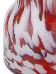 Pacific Red Tortoiseshell Glass Vase - Image 5 of 6