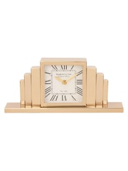 Pacific Gold Metal Art Deco Table Clock - Image 2 of 6