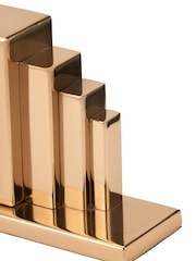 Pacific Gold Metal Art Deco Table Clock - Image 5 of 6