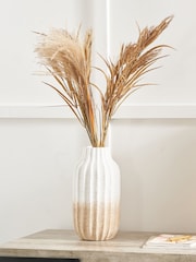 Pacific Natural Amalia Stoneware Textured Vase - Image 1 of 6