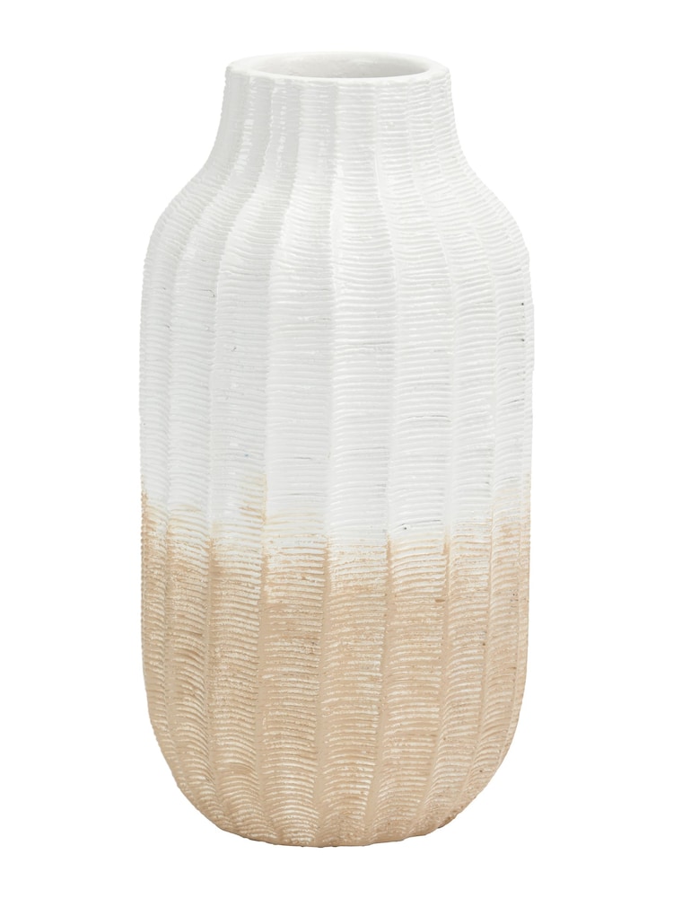 Pacific Natural Amalia Stoneware Textured Vase - Image 2 of 6