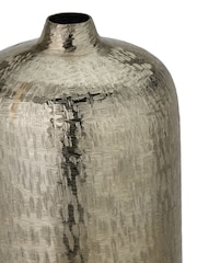 Pacific Gold Metal Hammered Tall Vase - Image 4 of 5