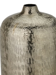 Pacific Gold Metal Hammered Tall Vase - Image 5 of 5