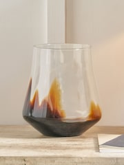 Pacific Amber Large Glass Bell Shaped Medium Vase - Image 1 of 3