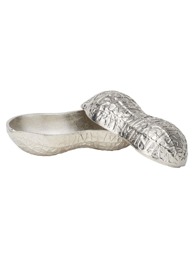 Pacific Silver Metal Peanut Lidded Trinket Bowl - Image 2 of 4