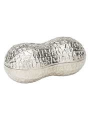 Pacific Silver Metal Peanut Lidded Trinket Bowl - Image 3 of 4