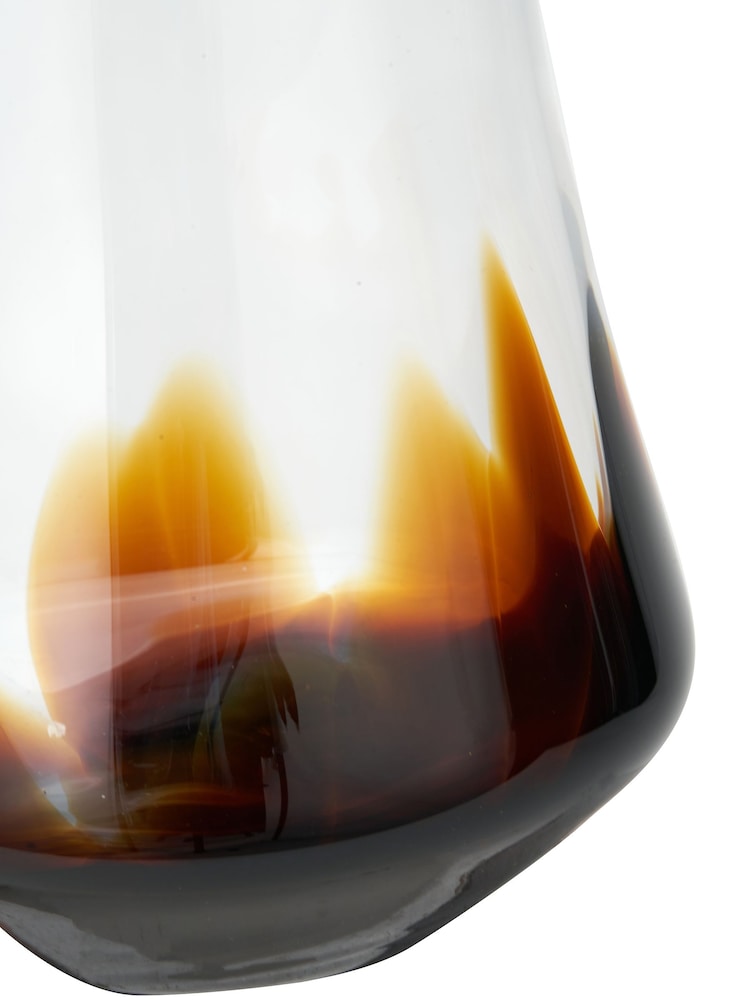 Pacific Amber Large Glass Bell Shaped Large Vase - Image 2 of 3