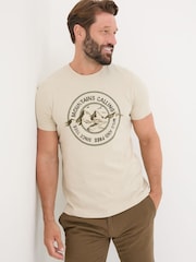 FatFace Natural Mountains Calling T-Shirt - Image 1 of 5
