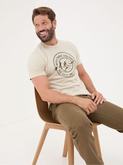 FatFace Natural Mountains Calling T-Shirt - Image 3 of 5