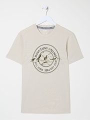 FatFace Natural Mountains Calling T-Shirt - Image 5 of 5
