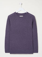 FatFace Ella Dark Purple Jumper - Image 5 of 5