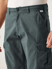 Regatta Grey 100% Cotton Ruwan Cargo Shorts - Image 4 of 6