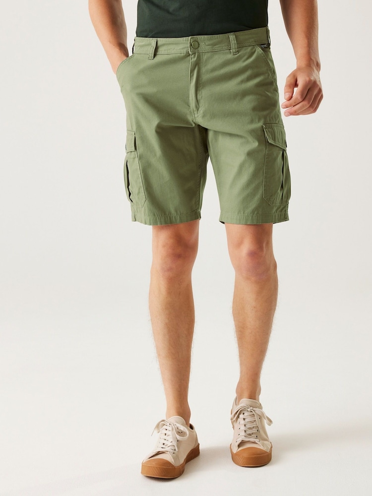 Regatta Khaki Green Mens Ruwan Shorts - Image 1 of 6