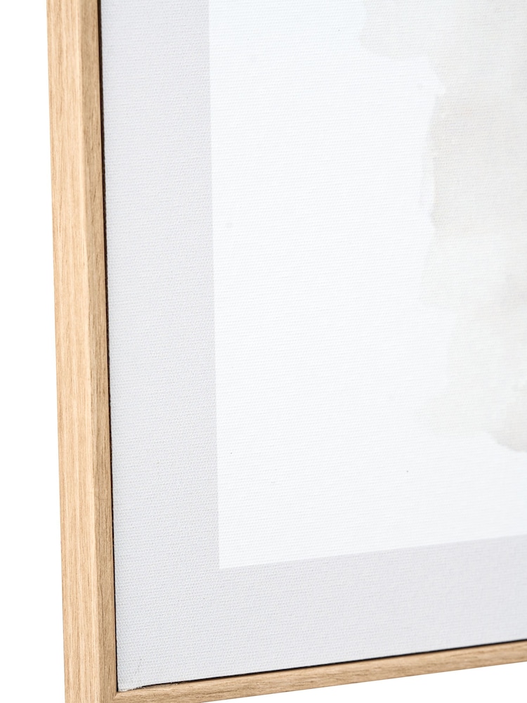 Pacific Natural Abstract Canvases with Natural Frame Set of 2 - Image 6 of 6
