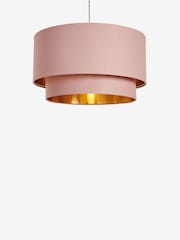 Pink Rico Easy Fit Shade 2 Tier Large Ceiling Light - Image 5 of 5