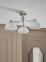 Chrome Layton 3 Light Flush Ceiling Light - Image 2 of 5