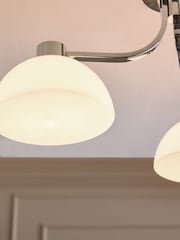 Chrome Layton 3 Light Flush Ceiling Light - Image 3 of 5