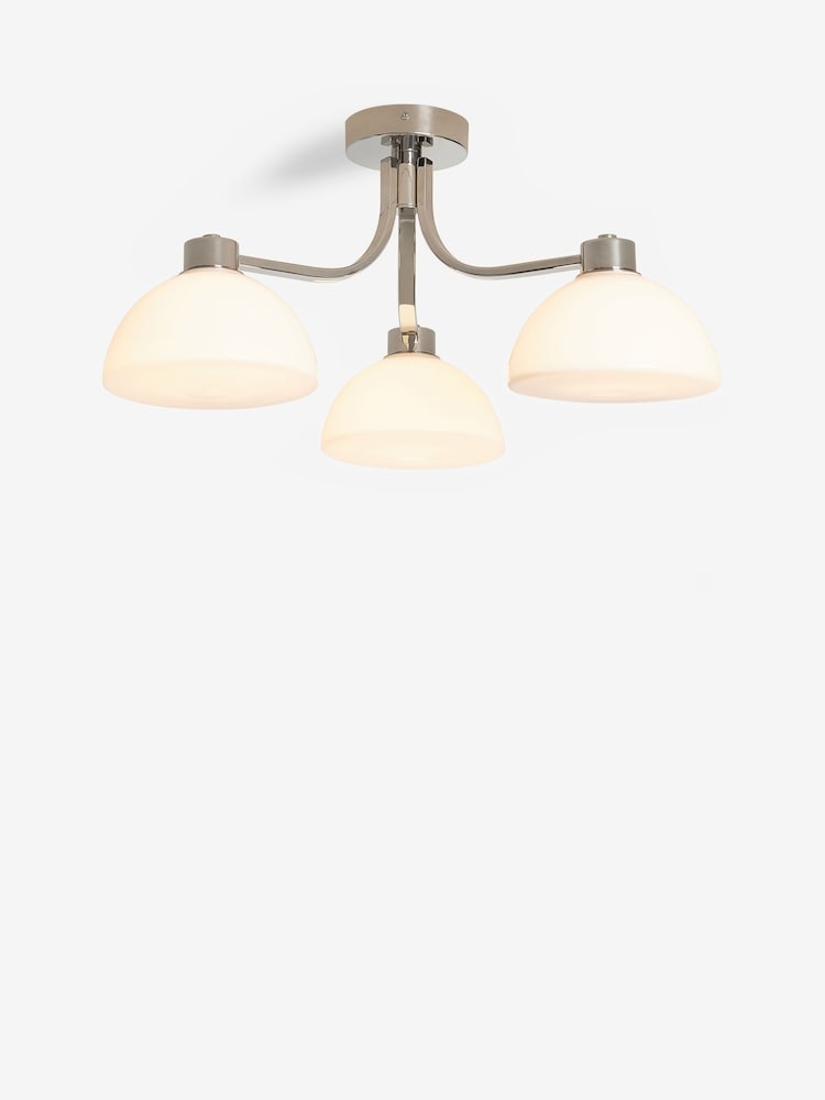 Chrome Layton 3 Light Flush Ceiling Light - Image 5 of 5