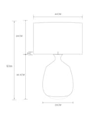 Brown Medora Table Lamp - Image 4 of 5