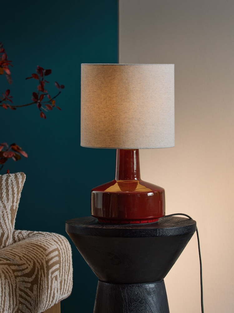 Red Linton Table Lamp - Image 1 of 5