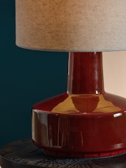 Red Linton Table Lamp - Image 3 of 5