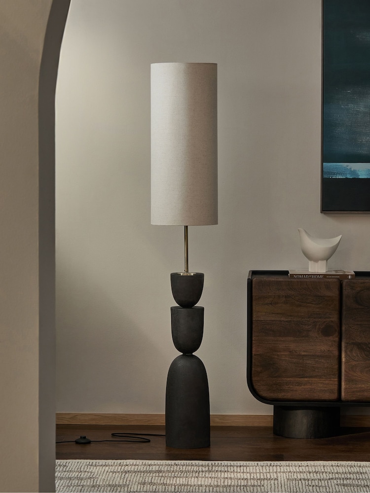 Black Kara Floor Lamp - Image 2 of 6