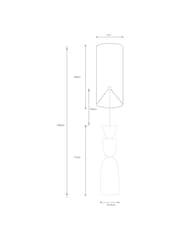 Black Kara Floor Lamp - Image 4 of 6