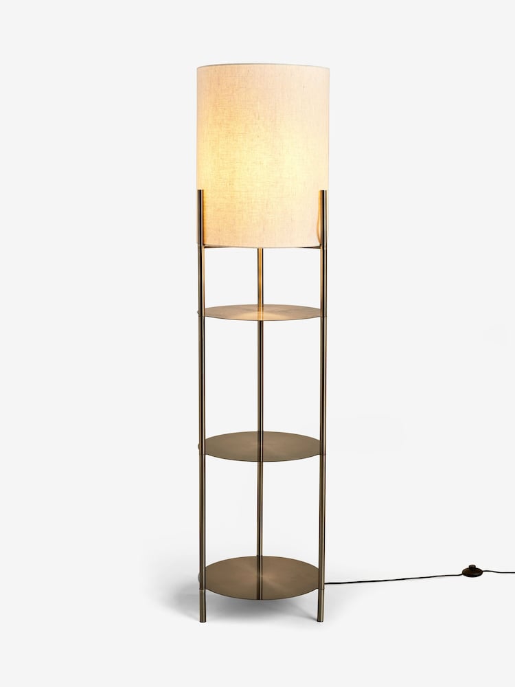 Pewter Grey Stratton Floor Lamp - Image 5 of 5