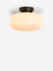Black Ryker Flush Ceiling Light Fitting - Also Suitable for Use in Bathrooms - Image 5 of 5