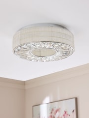 Clear Sora Flush Ceiling Light Fitting - Image 2 of 5