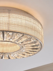Clear Sora Flush Ceiling Light Fitting - Image 3 of 5