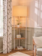 Ivory Malvern Shelf Floor Lamp - Image 1 of 5