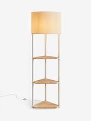 Ivory Malvern Shelf Floor Lamp - Image 5 of 5