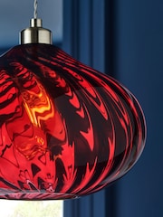 Cranberry Red Freya Light Shade - Image 3 of 5
