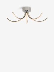 Chrome Layla 5 Light Flush Ceiling Light Fitting - Image 5 of 5