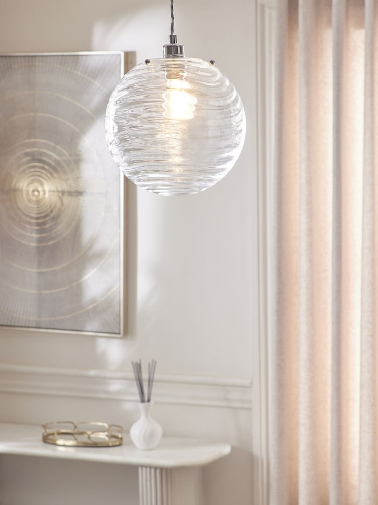 Clear Juno Easy Fit  Pendant Light Shade - Image 1 of 5