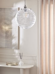 Clear Juno Easy Fit  Pendant Light Shade - Image 2 of 5