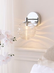Chrome Juno Rechargeable Wireless Wall Light - Image 1 of 5