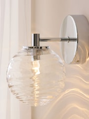 Chrome Juno Rechargeable Wireless Wall Light - Image 3 of 5