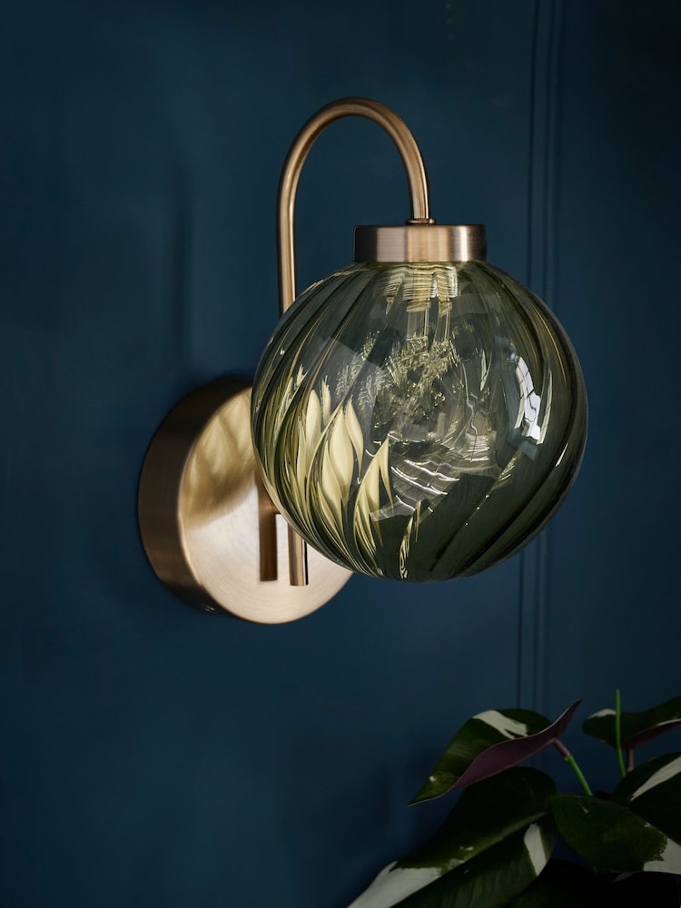 Green Freya Rechargeable Wireless Wall Light - Image 2 of 8
