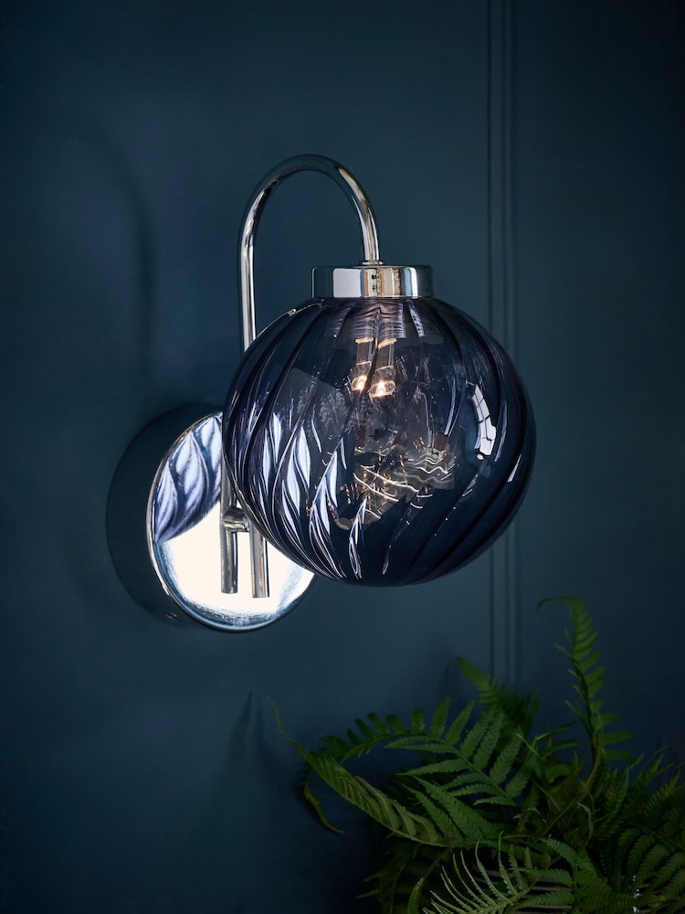 Blue Freya Rechargeable Wireless Wall Light - Image 1 of 10