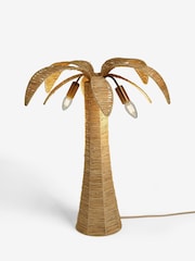 Natural Palm Tree Table Lamp - Image 4 of 4