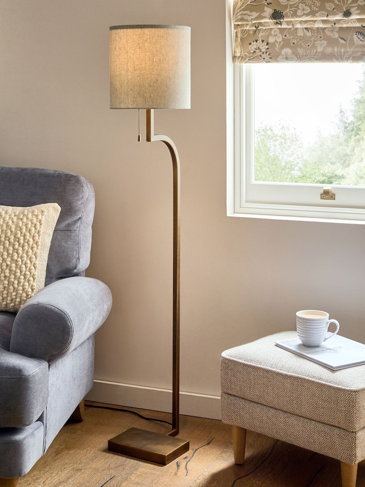 Brass Hanbury Floor Lamp - Image 1 of 5