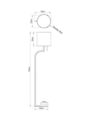 Brass Hanbury Floor Lamp - Image 4 of 5