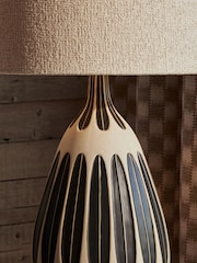 Black Diya Table Lamp - Image 3 of 5