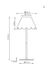 Yellow Daisy Rechargeable Wall and Table Lamp - Image 6 of 9