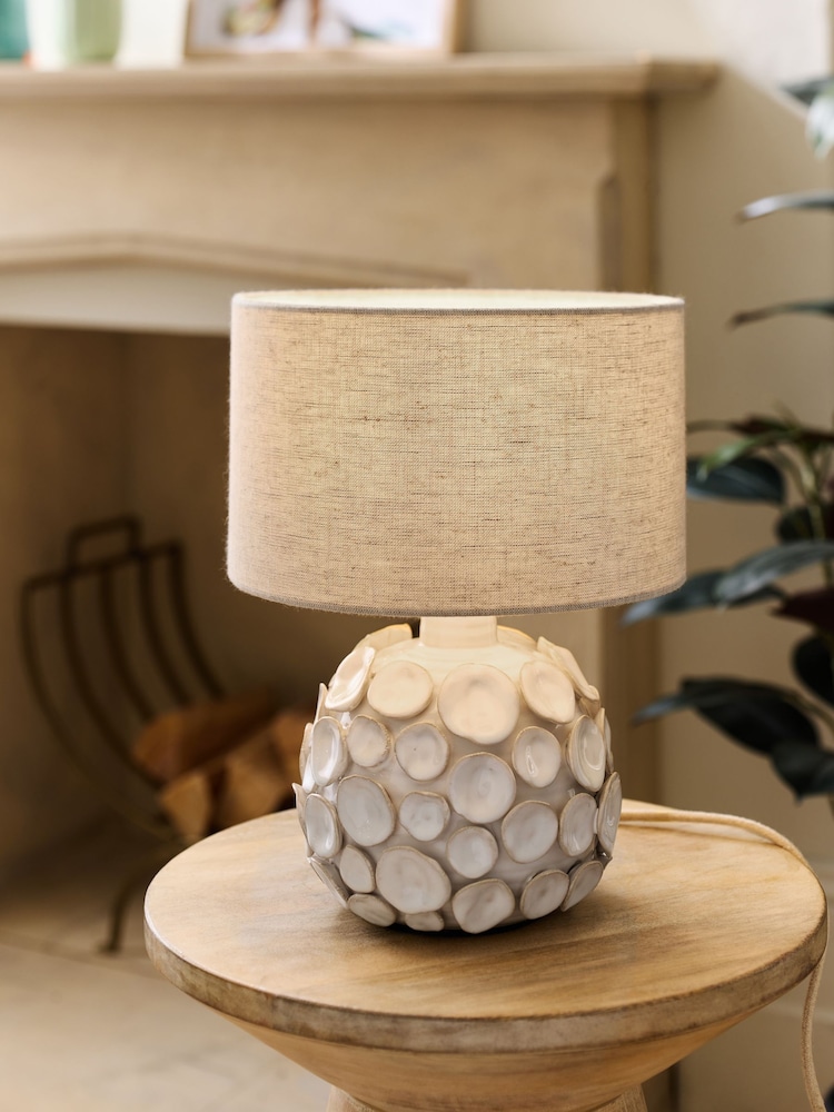White Aegean Small Table Lamp - Image 1 of 6